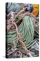 Lobster rope in Bernard, Maine, USA-Chuck Haney-Stretched Canvas