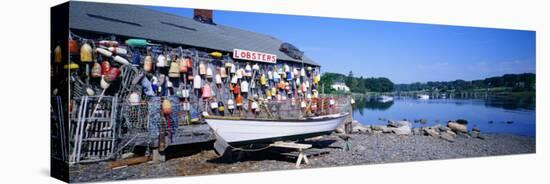 Lobster Shack, York, Maine, USA-null-Stretched Canvas