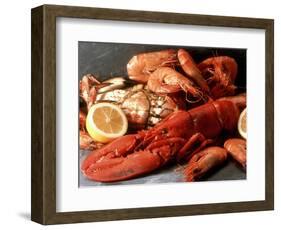 Lobster, Shrimp and Crab-Steven Morris-Framed Photographic Print