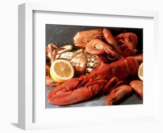 Lobster, Shrimp and Crab-Steven Morris-Framed Photographic Print