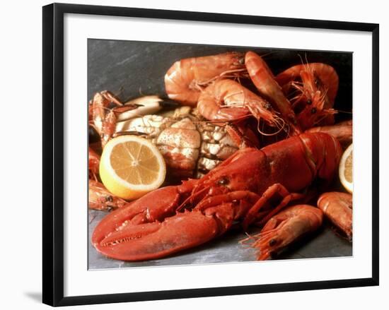 Lobster, Shrimp and Crab-Steven Morris-Framed Photographic Print