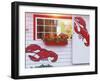 Lobster Sign, Pound and Restaurant, Mt. Desert Island, Maine, USA-Walter Bibikow-Framed Photographic Print