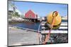 Lobster trap at Peggy's Cove-null-Mounted Art Print