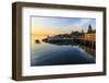 Lobster traps and a ramshackle house in South Thomaston, Maine.-Jerry & Marcy Monkman-Framed Photographic Print