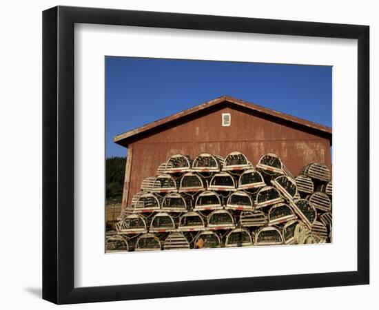 Lobster Traps, Cape Breton, Canada, North America-Alison Wright-Framed Photographic Print