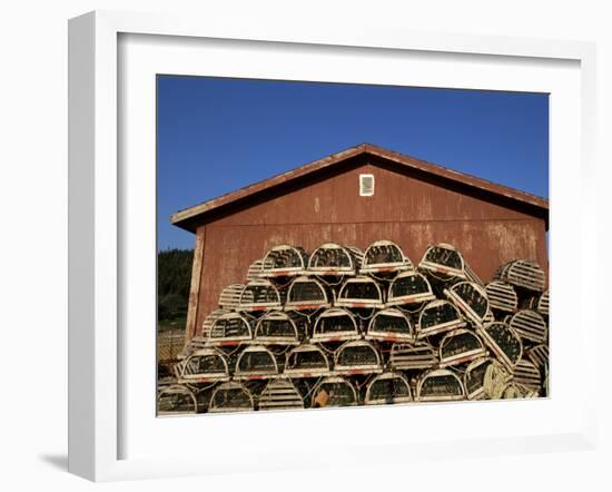 Lobster Traps, Cape Breton, Canada, North America-Alison Wright-Framed Photographic Print