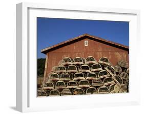 Lobster Traps, Cape Breton, Canada, North America-Alison Wright-Framed Photographic Print