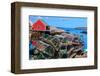 Lobster Traps Peggy's Cove NS-null-Framed Art Print