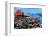 Lobster Traps Peggy's Cove NS-null-Framed Art Print