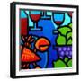 Lobster Wine and Limes-John Nolan-Framed Premium Giclee Print