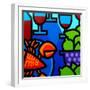 Lobster Wine and Limes-John Nolan-Framed Premium Giclee Print