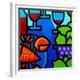 Lobster Wine and Limes-John Nolan-Framed Giclee Print