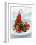 Lobster with Sauteed Goose Liver and Lettuce-Antje Plewinski-Framed Photographic Print