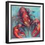 Lobster-Jeanette Vertentes-Framed Art Print