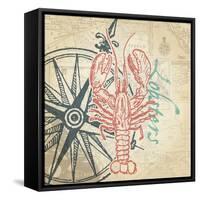Lobster-The Saturday Evening Post-Framed Stretched Canvas