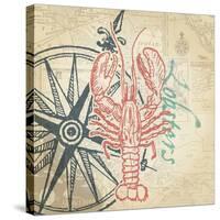 Lobster-The Saturday Evening Post-Stretched Canvas