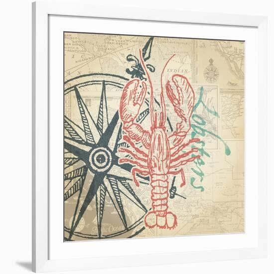 Lobster-The Saturday Evening Post-Framed Giclee Print