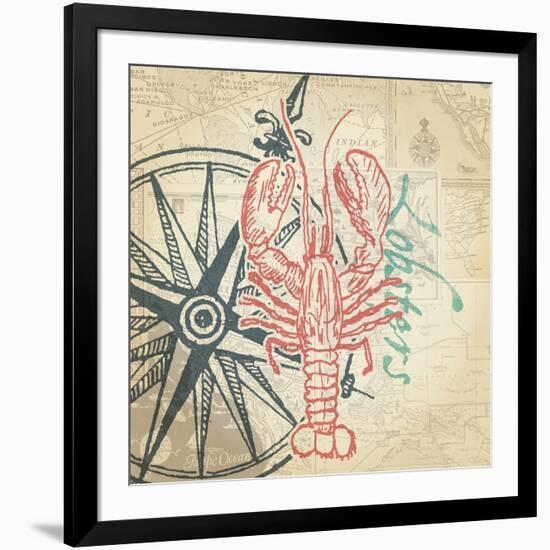 Lobster-The Saturday Evening Post-Framed Giclee Print