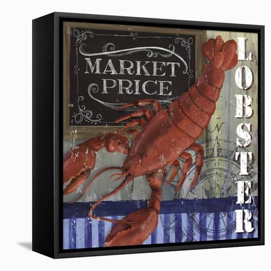 Lobster-Fiona Stokes-Gilbert-Framed Stretched Canvas