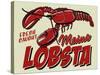 Lobster-Retroplanet-Stretched Canvas