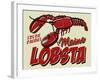 Lobster-Retroplanet-Framed Giclee Print