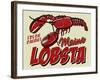 Lobster-Retroplanet-Framed Giclee Print