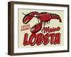 Lobster-Retroplanet-Framed Giclee Print