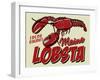 Lobster-Retroplanet-Framed Giclee Print