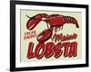 Lobster-Retroplanet-Framed Giclee Print