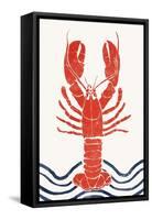 Lobster-Yuyu Pont-Framed Stretched Canvas
