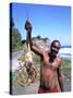 Lobsterman at Grants Bay, St. Vincent and the Grenadines-Bill Bachmann-Stretched Canvas