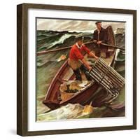 "Lobstermen," March 9, 1946-Mead Schaeffer-Framed Giclee Print