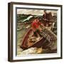 "Lobstermen," March 9, 1946-Mead Schaeffer-Framed Giclee Print