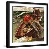 "Lobstermen," March 9, 1946-Mead Schaeffer-Framed Giclee Print