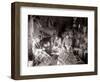 Lobstermen Repair Their Pots in Their Shanty at the West End of Bridlington Harbour, June 1936-null-Framed Photographic Print