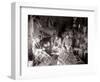 Lobstermen Repair Their Pots in Their Shanty at the West End of Bridlington Harbour, June 1936-null-Framed Photographic Print