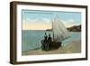 Lobstermen, Salt Island, Gloucester-null-Framed Premium Giclee Print