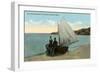 Lobstermen, Salt Island, Gloucester-null-Framed Premium Giclee Print