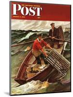 "Lobstermen," Saturday Evening Post Cover, March 9, 1946-Mead Schaeffer-Mounted Giclee Print