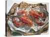 Lobsters, 1981-Sandra Lawrence-Stretched Canvas