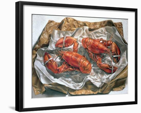 Lobsters, 1981-Sandra Lawrence-Framed Giclee Print