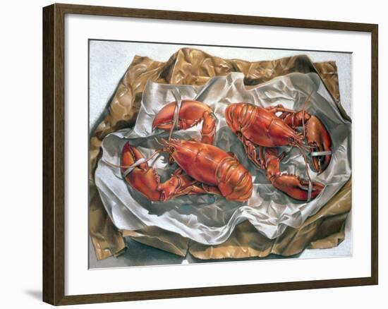 Lobsters, 1981-Sandra Lawrence-Framed Giclee Print