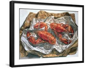 Lobsters, 1981-Sandra Lawrence-Framed Giclee Print