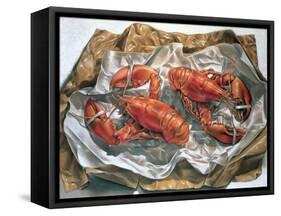 Lobsters, 1981-Sandra Lawrence-Framed Stretched Canvas