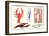 Lobsters-null-Framed Art Print