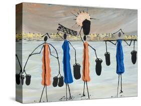 Local Art, Santa Maria, Sal (Salt), Cape Verde Islands, Africa-R H Productions-Stretched Canvas