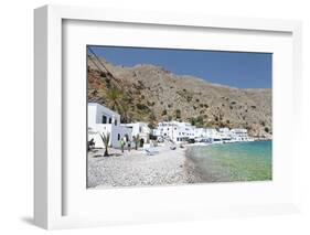 Local Beach, Loutro, South Crete, Crete, Greek Islands, Greece, Europe-Markus Lange-Framed Photographic Print