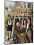 Local Costumes from Pinzau Region, Salzburg Province, 1870-null-Mounted Giclee Print