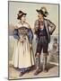 Local Costumes of Bavaria, 1870-null-Mounted Giclee Print