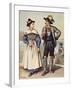 Local Costumes of Bavaria, 1870-null-Framed Giclee Print